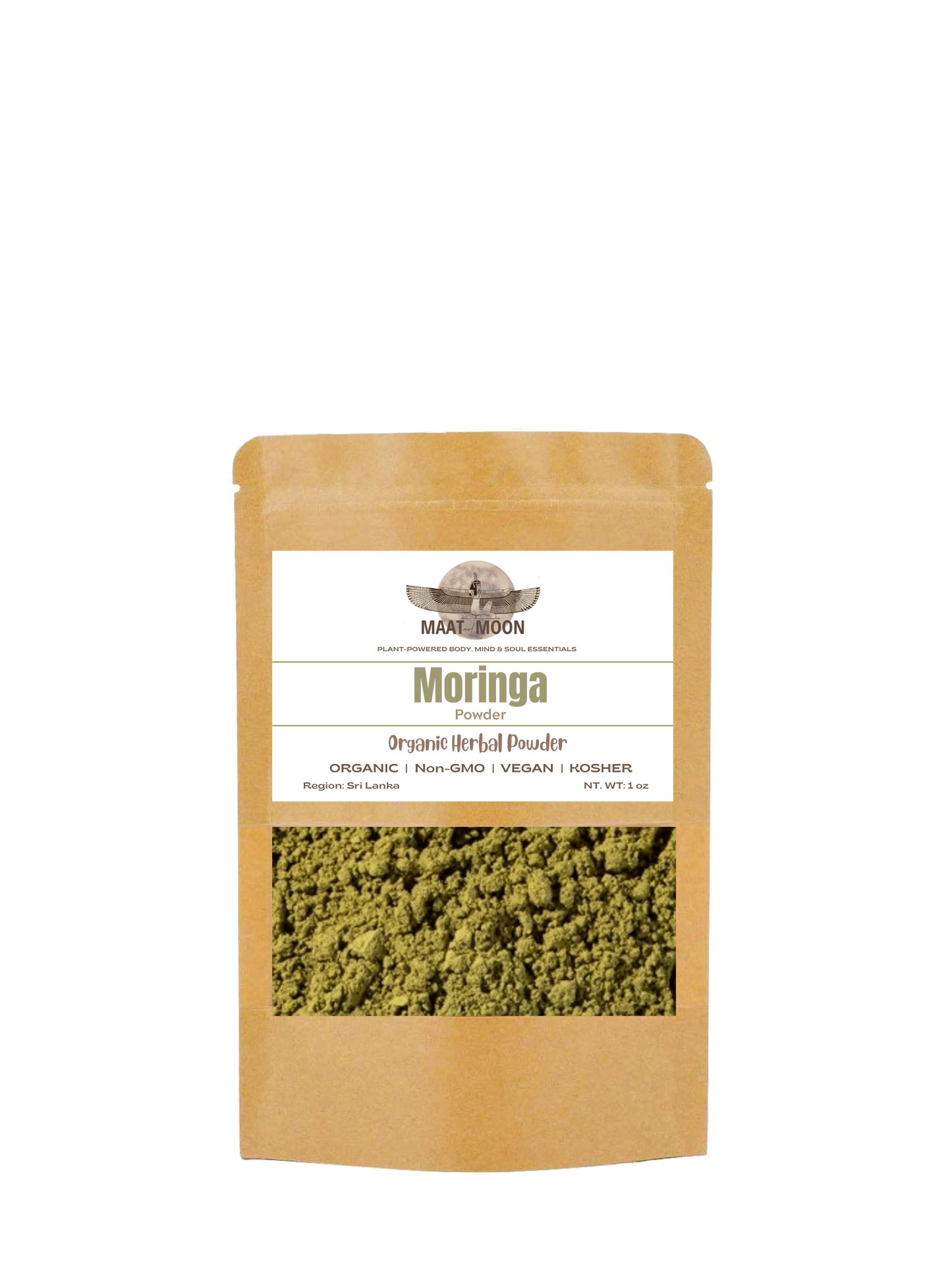 Moringa Leaf Powder 1 oz - Organic Herbs | Powder