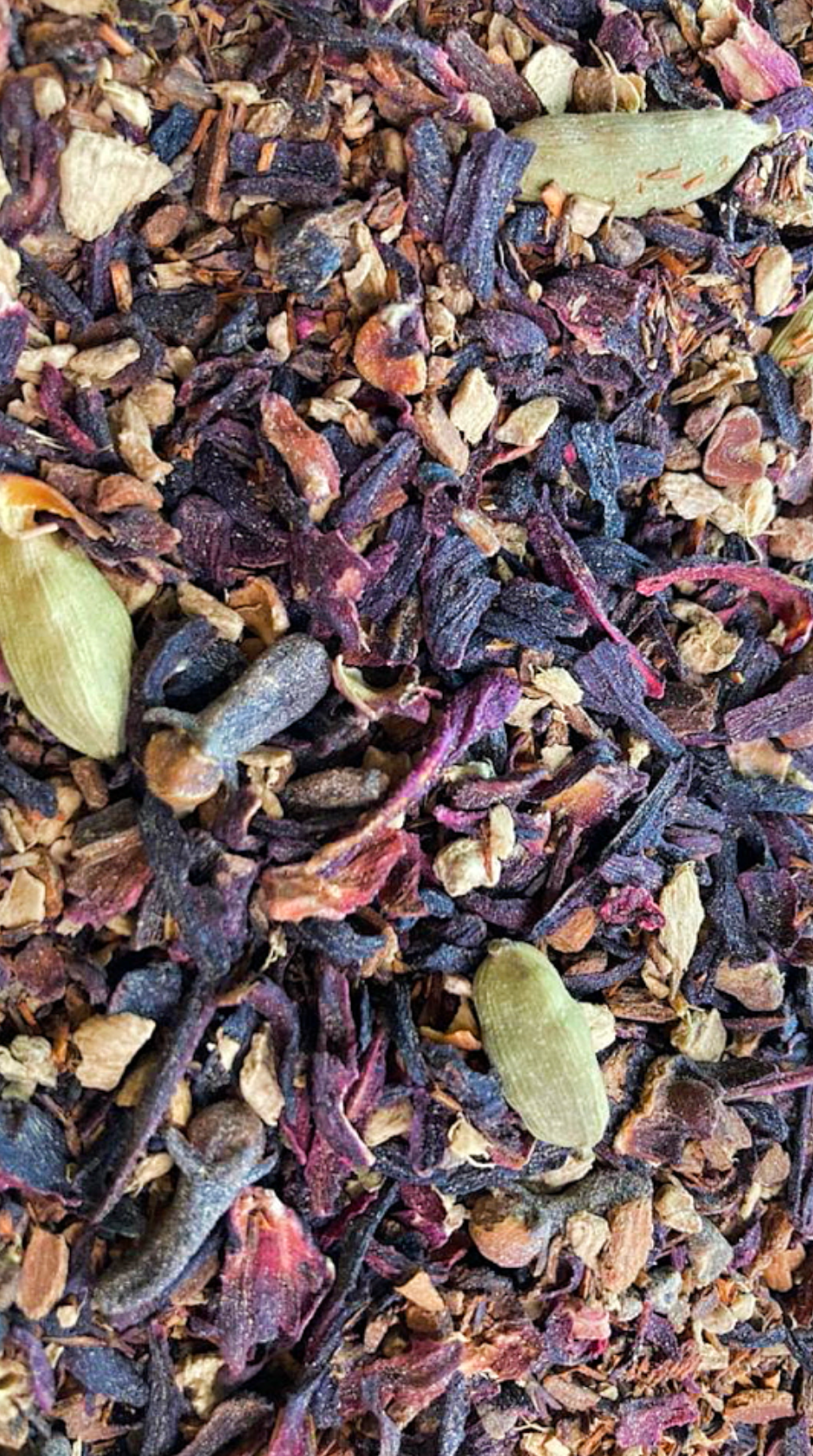 Hibiscus Chai 2.6 oz - Organic Loose Leaf Tea Blend