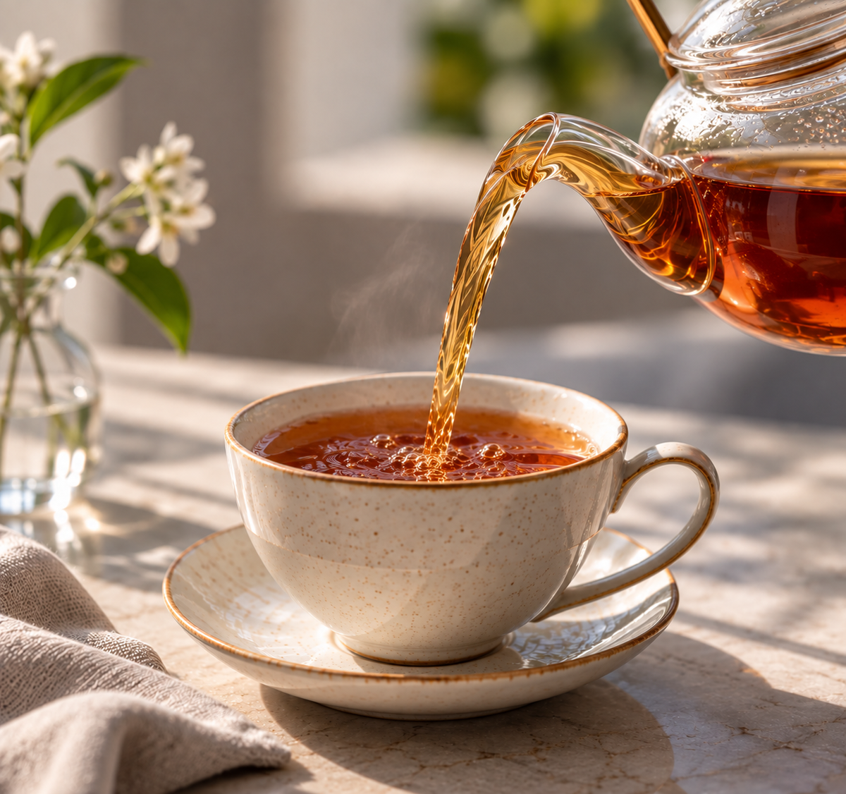 Flavor-Bursting Tea Blends