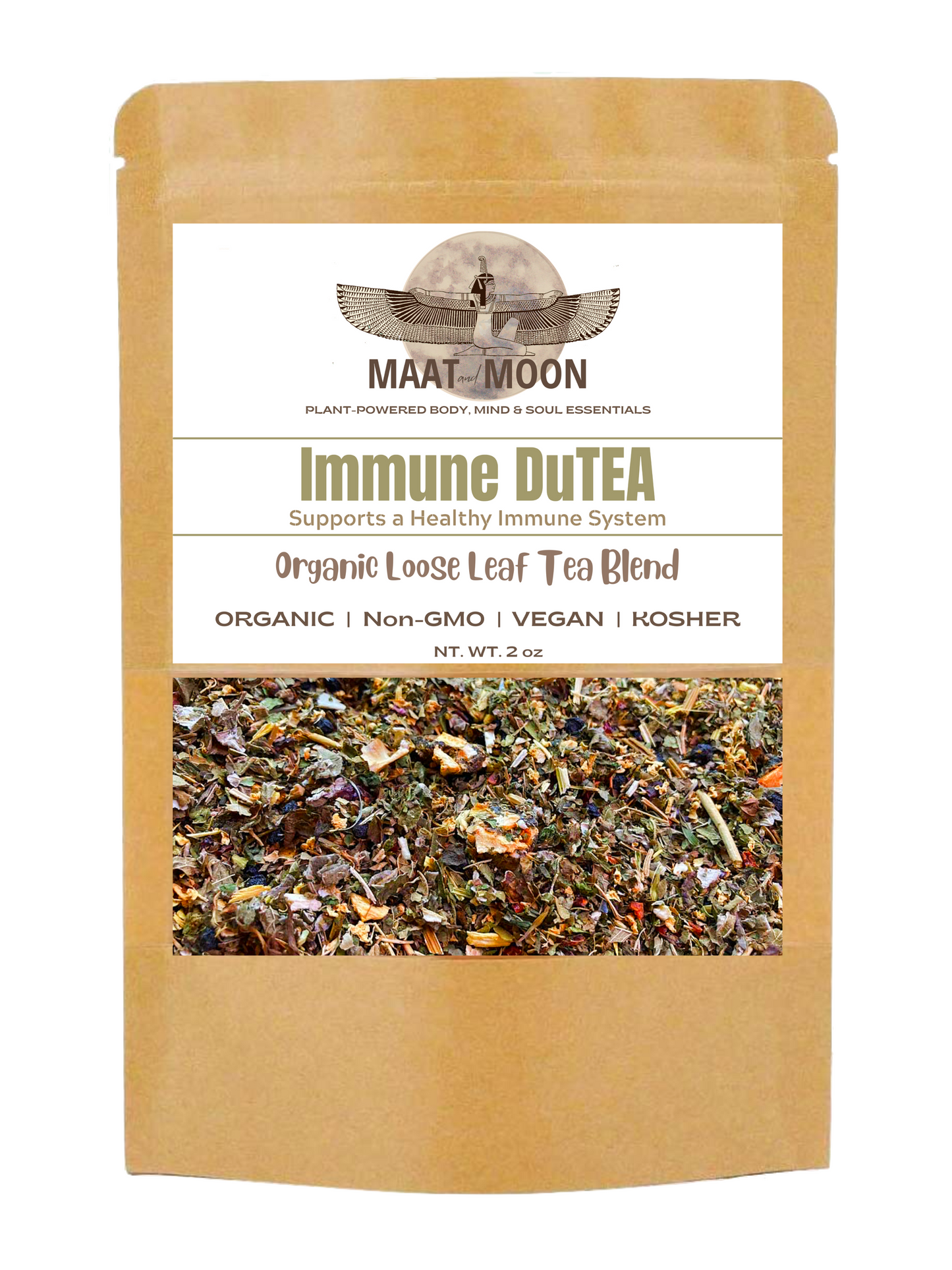 Immune DuTEA Loose Leaf Tea | Organic & Non-GMO | Boost Your Immunity Naturally - 2 oz