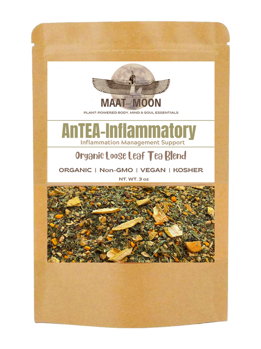 AnTEA-Inflammatory Loose Leaf Tea | Organic & Non-GMO | Soothe Inflammation Naturally | Organic Herbs & Non-GMO | 3 oz