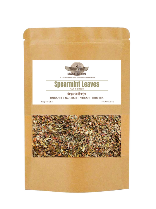 Spearmint Leaves .9 oz - Organic Herbs | Cut & Sifted