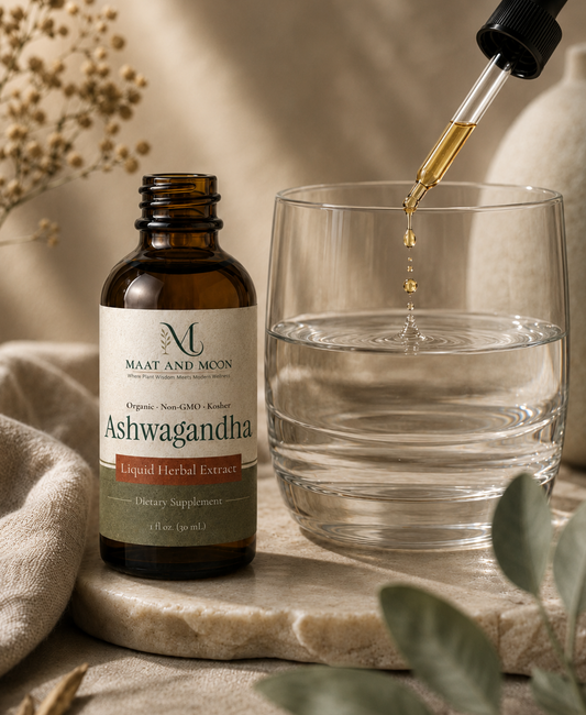 Organic Ashwagandha Tincture | Liquid Herbal Extract – 1 oz