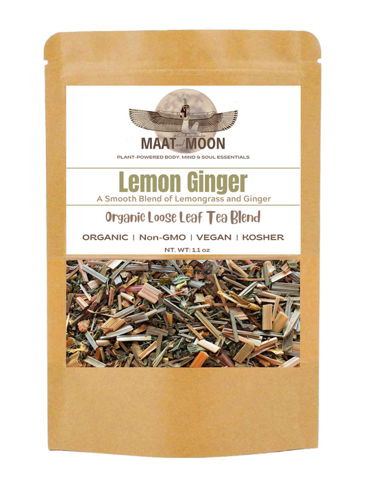 Lemon Ginger 1.1 oz - Organic Loose Leaf Tea Blend