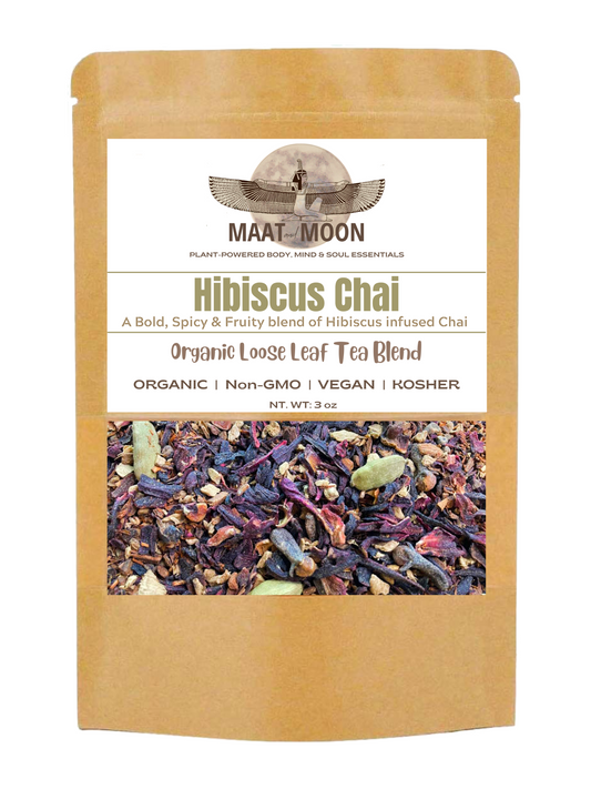 Hibiscus Chai 2.6 oz - Organic Loose Leaf Tea Blend