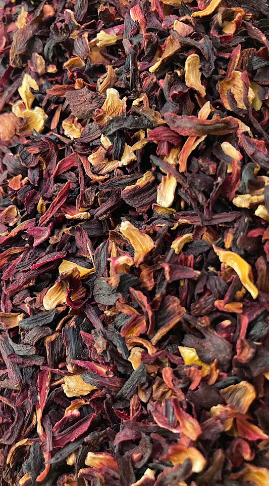 Hibiscus Flowers 2 oz - Organic Herbs | Cut & Sifted
