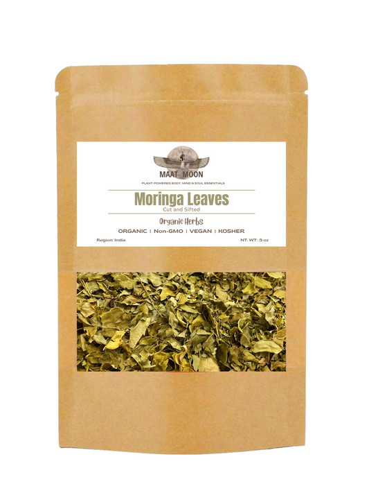 Moringa Leaves .5 oz - Organic Herbs | Cut & Sifted